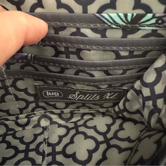 Lug Gray Butterfly Splits XL Wristlet Wallet - Picture 7 of 7